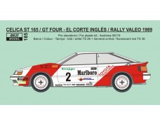 Decal – Toyota Celica ST165 - Rally El Corte Ingles 1989 Winner - Sainz